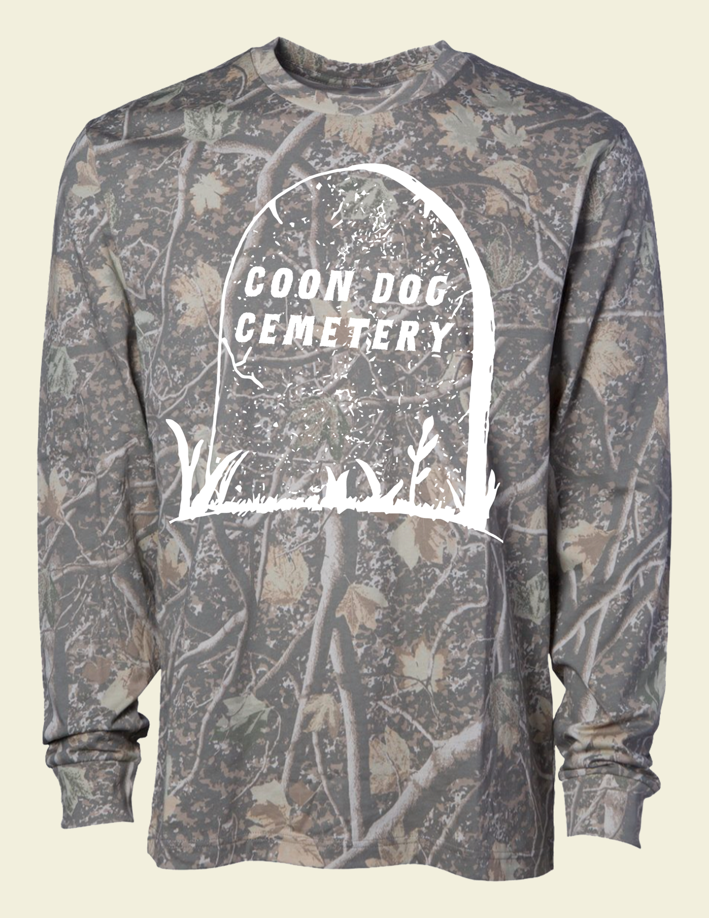 Coon Dog Cemetery Long Sleeve Camo Shirt