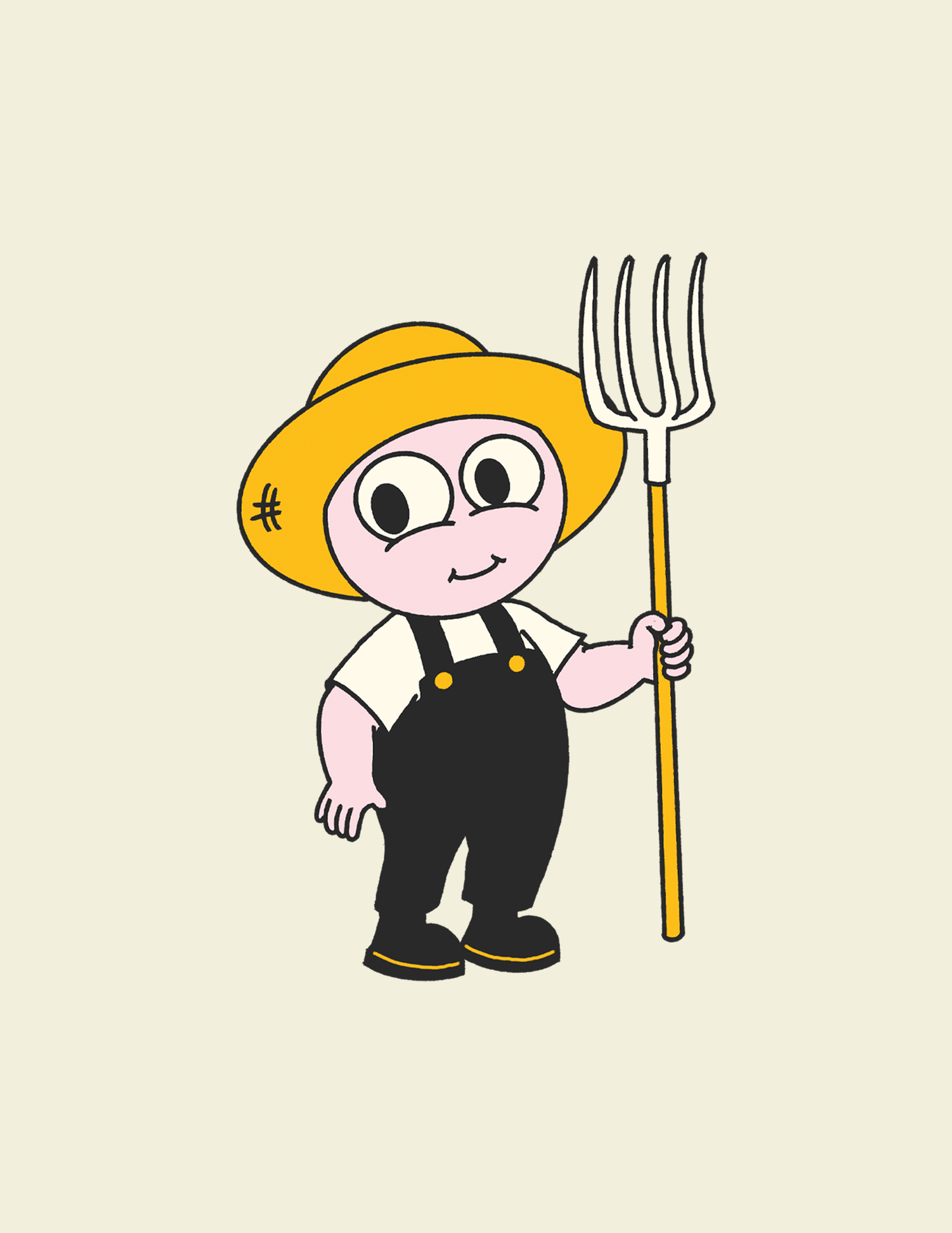 Horace the Farmer Sticker