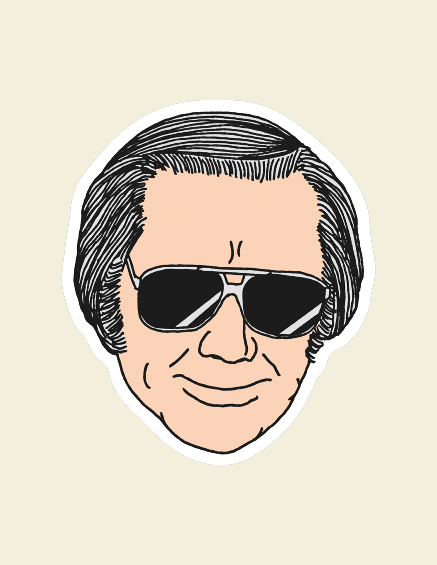 George Jones Sticker