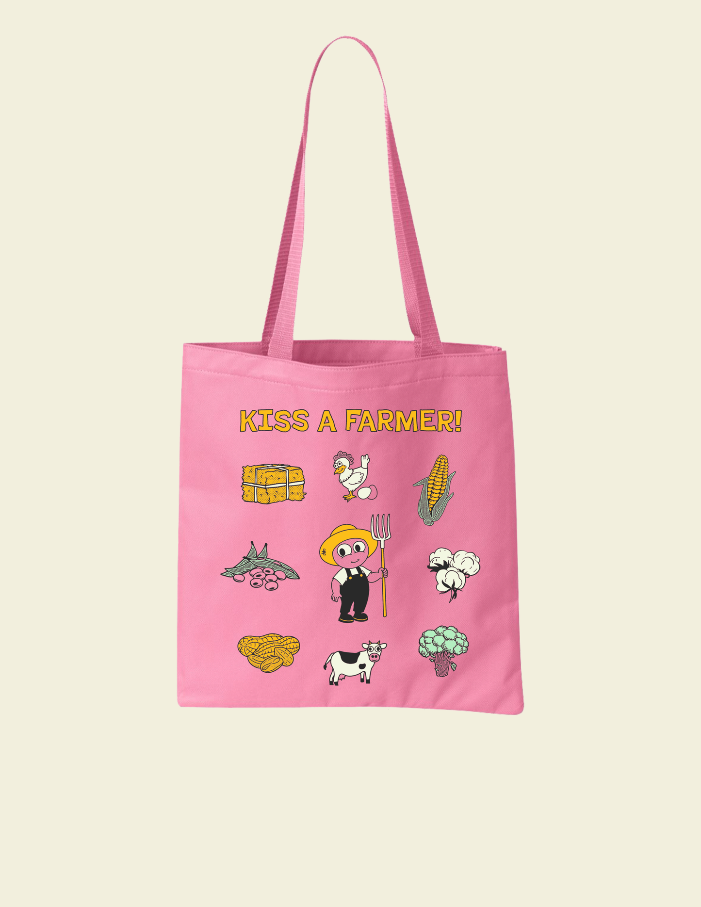 Kiss a Farmer Tote