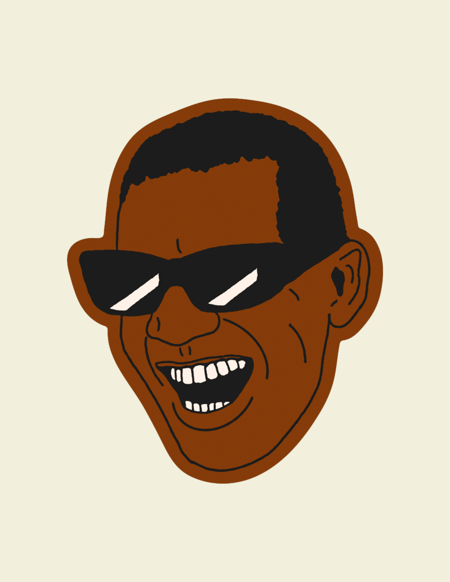 Ray Charles Sticker