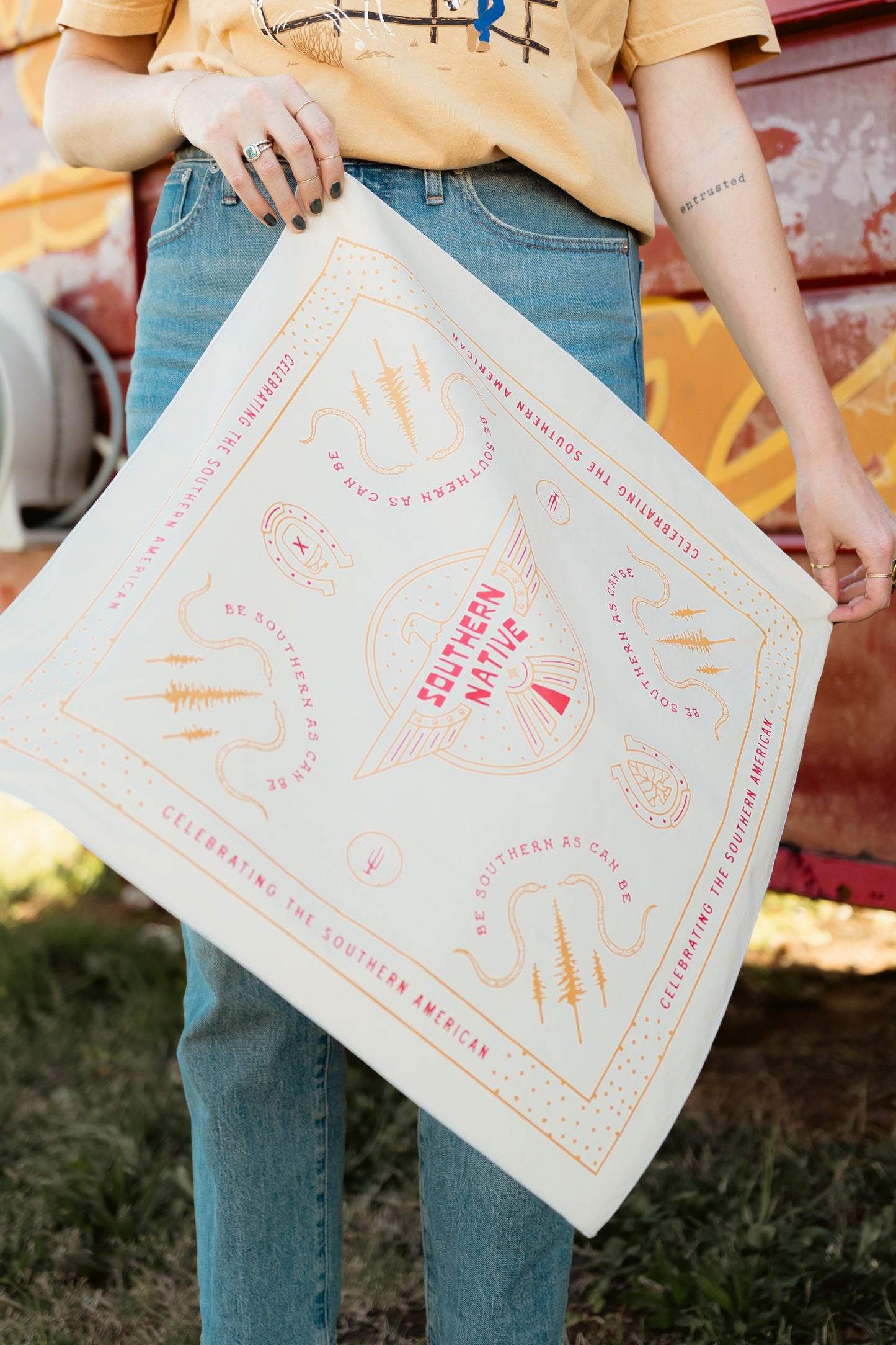 Red Tail Thunderbird Bandana