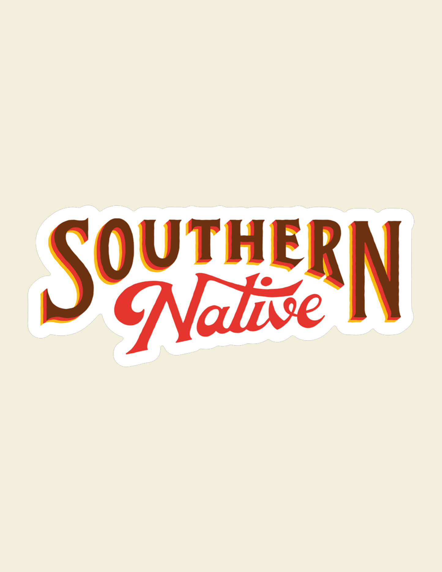 Southern Native Horizontal Sticker