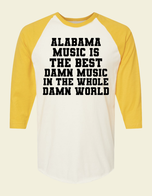 Alabama Music Baseball Tee