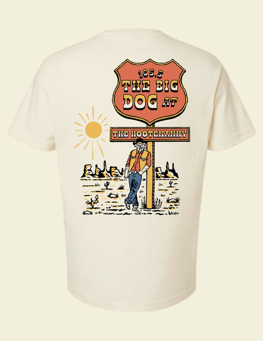 105.5 The Big Dog x Hootenanny Shirt