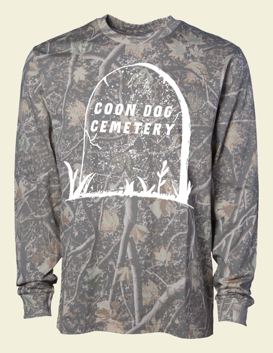 Coon Dog Cemetery Long Sleeve Camo Shirt
