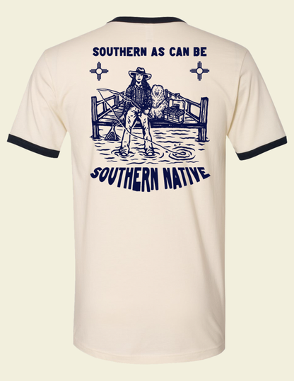 Southern As Can Be Ringer Tee
