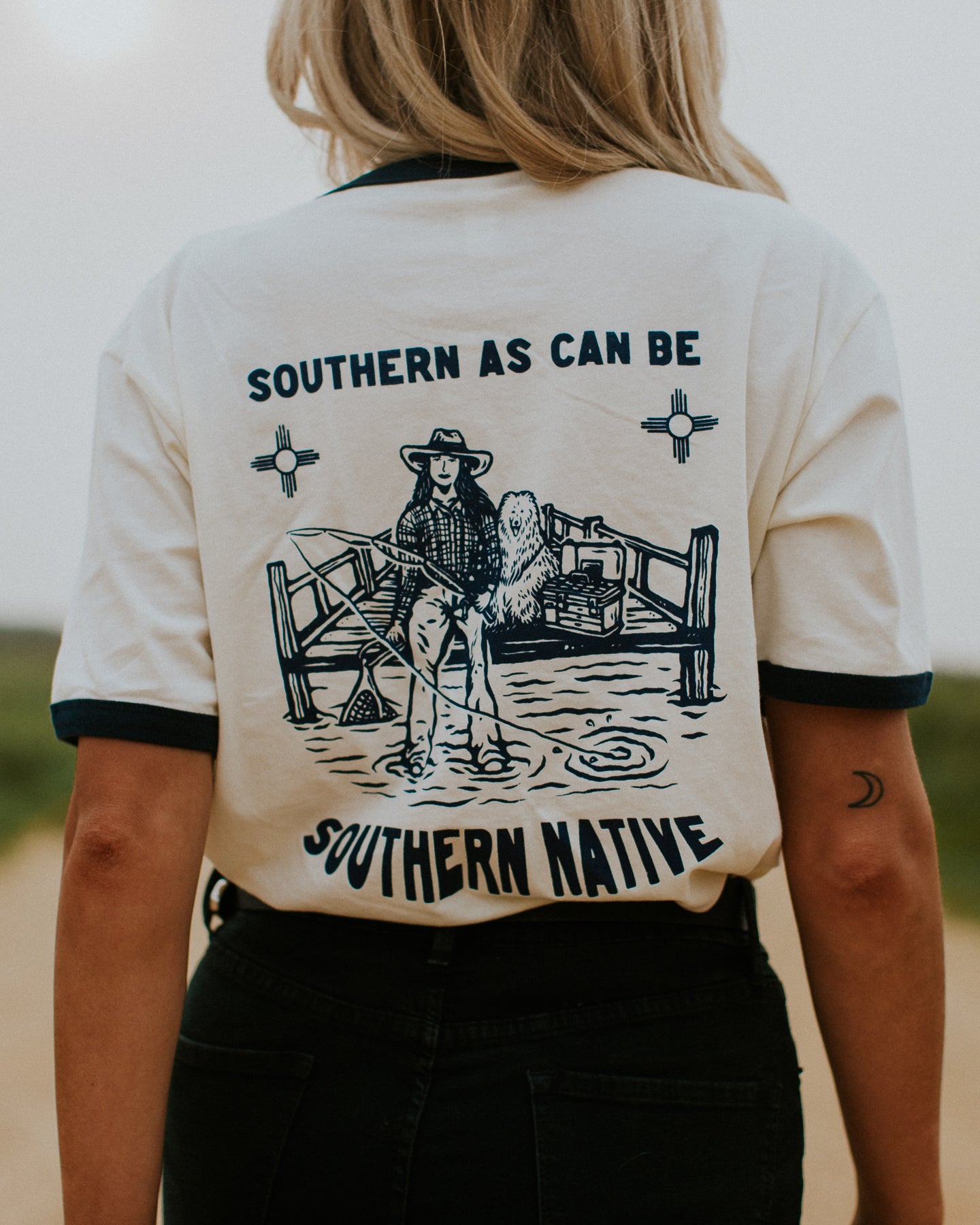 Southern As Can Be Ringer Tee