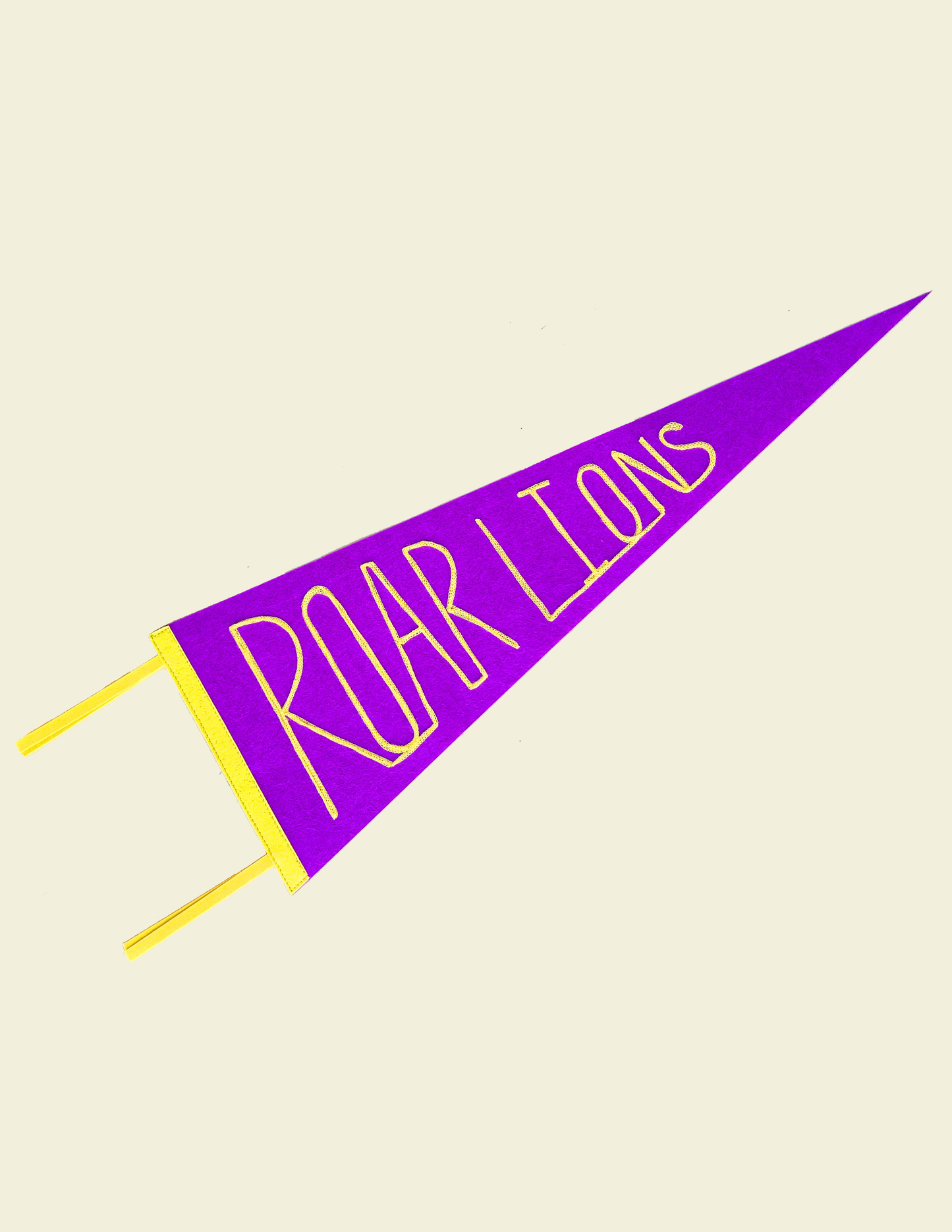UNA Chainstitch Pennant