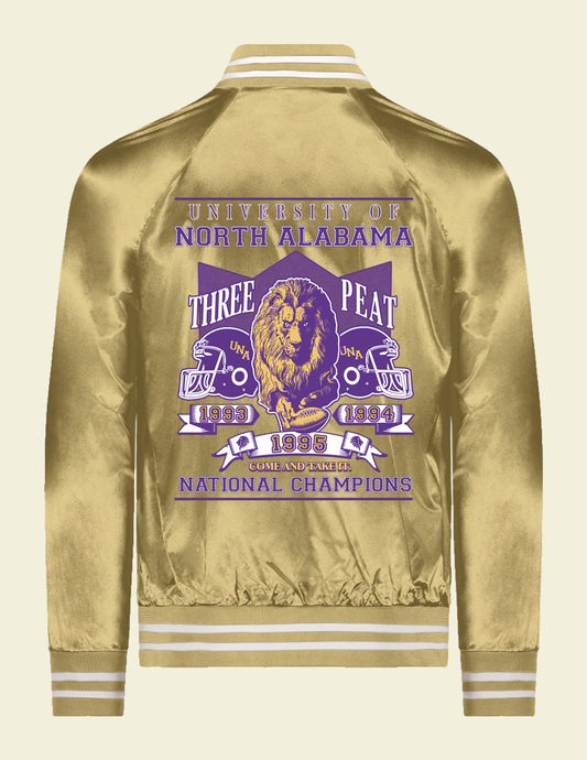 UNA Threepeat National Championship Satin Jacket