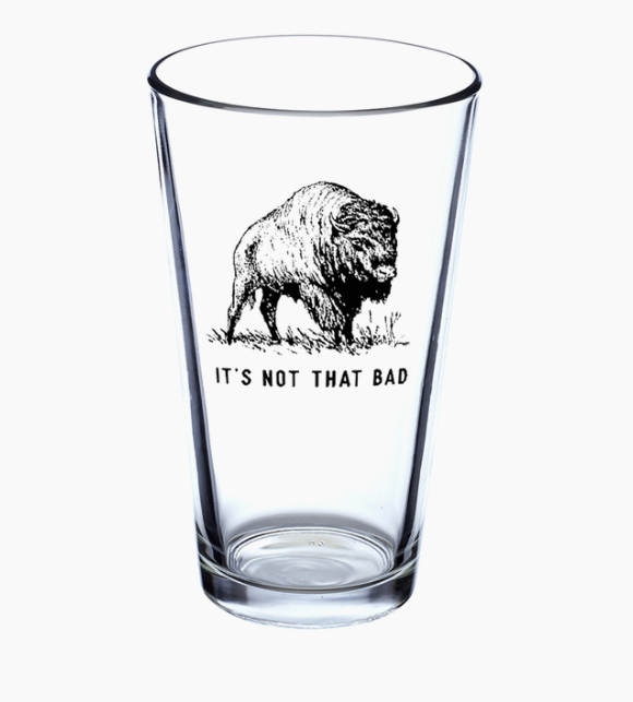 It's Not That Bad Pint Glass