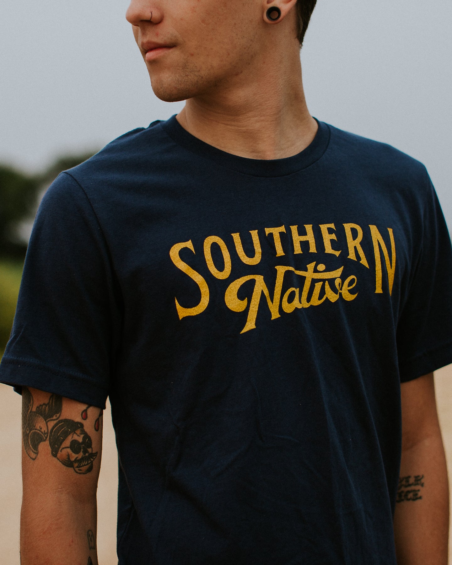Southern Native Horizontal Typeface Shirt